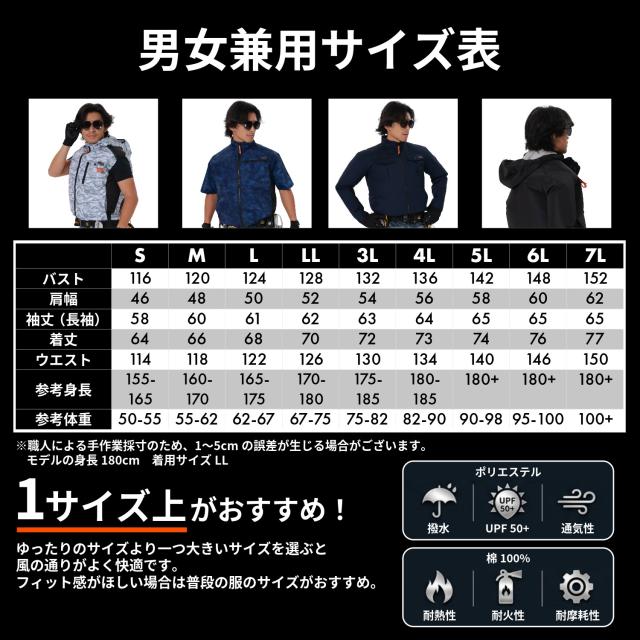 COVELL]【2026新商品・即日出荷】 空調服 30V 26段階調節 20000mAh 7