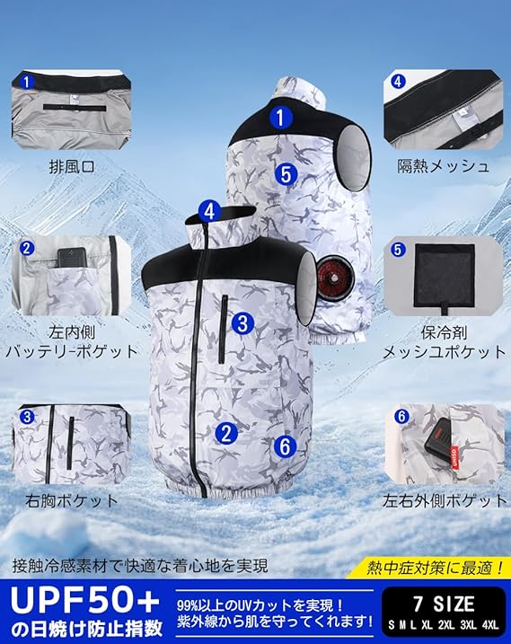 uniso 空調服　新品未使用　青　ブルー 楽天市場】【服のみ☆五色展開】UNISO 空調作業服 空調ベスト