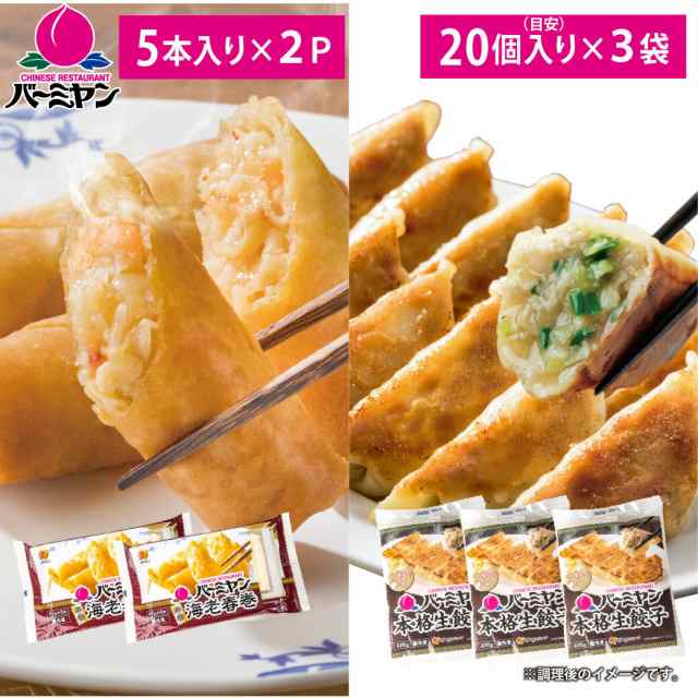 バーミヤン 自家製 点心 アソート 餃子 春巻 セット 冷凍食品 買い溜め