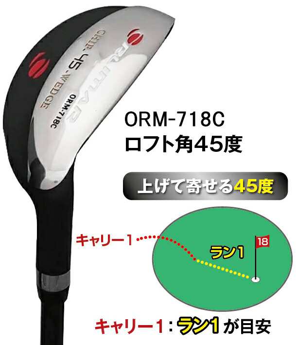 ORLIMAR オリマー チッパー 35度 45度 長方形型 フェース