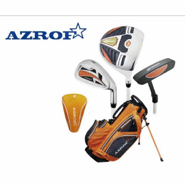 AZROF アズロフ 3〜6才用 ジュニアゴルフセット 身長90〜110cm （ドライバー アイアン サンドウェッジ パター スタンドキャディバッグ  ヘの通販はau PAY マーケット - ゴルフマン | au PAY マーケット－通販サイト