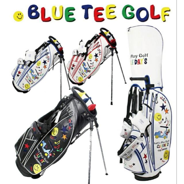 BLUE TEE GOLF California ブルーティーゴルフ カリフォルニア スマイル＆カート スタンドキャディバッグの通販は