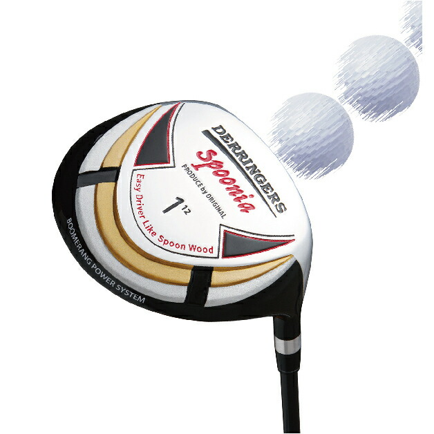 デリンジャー スプーニア ゴルフ 高反発 溝無し イージー ドライバー 320cc 短尺 43.5インチ 右打ち用 ルール不適合 ( R / SR ) dd-01の通販は 7,920円