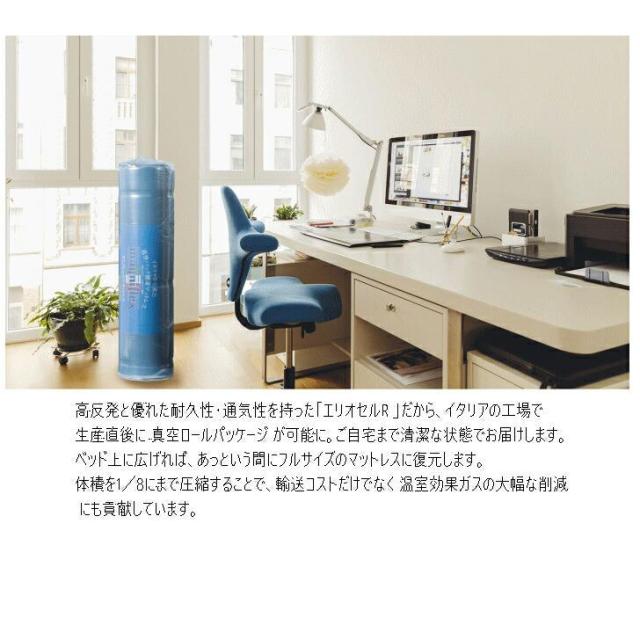 マニフレックス メッシュ・ウィングシングル ミッドブルー 11cm 硬め