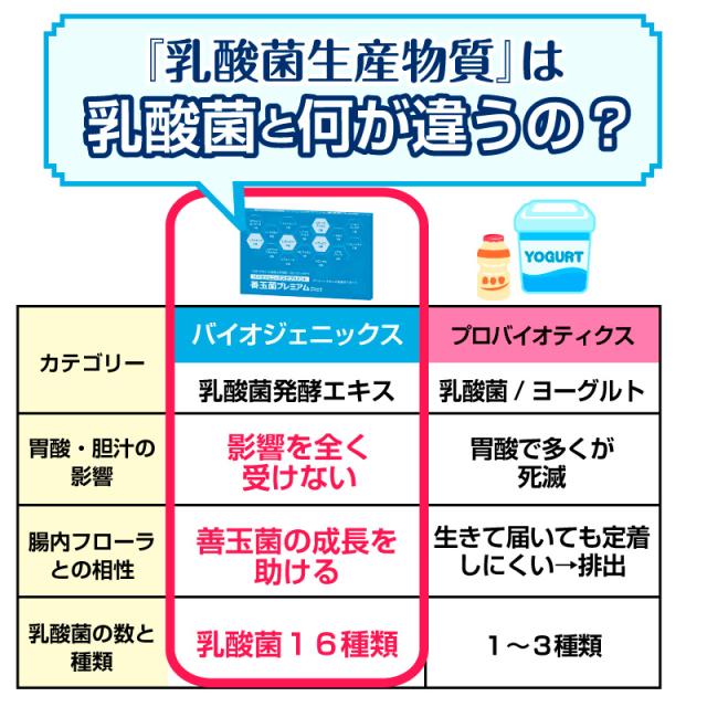 善玉菌サプリ 善玉菌プレミアム 30粒入り×6個セット（合計180粒）【1日1粒×約6ヶ月分】善玉菌 乳酸菌 乳酸菌生産物質 乳酸菌生産物質 1粒あたり 50mg 配合_5