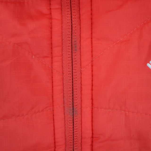 Columbia コロンビア 中綿ジャケット 防寒 防風 スキーウェア アウトドア キャンプ OMNI-HEAT レッド (レディース M) 中古  古着 N6145