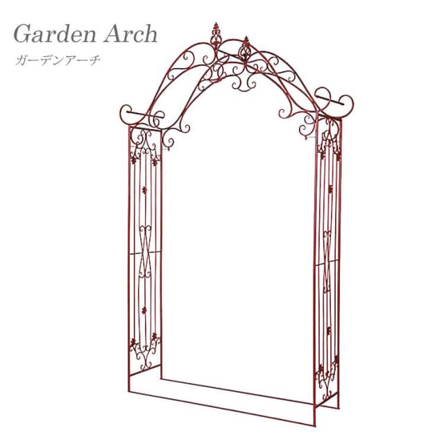 送料無料 ガーデンアーチ ガーデニング 庭 アイアン 鉄 蔦植物 門 オブジェ オーナメント 置物 欧米風 ヨーロピアン レトロ アンティーク加工 【gensenn】 東洋石創