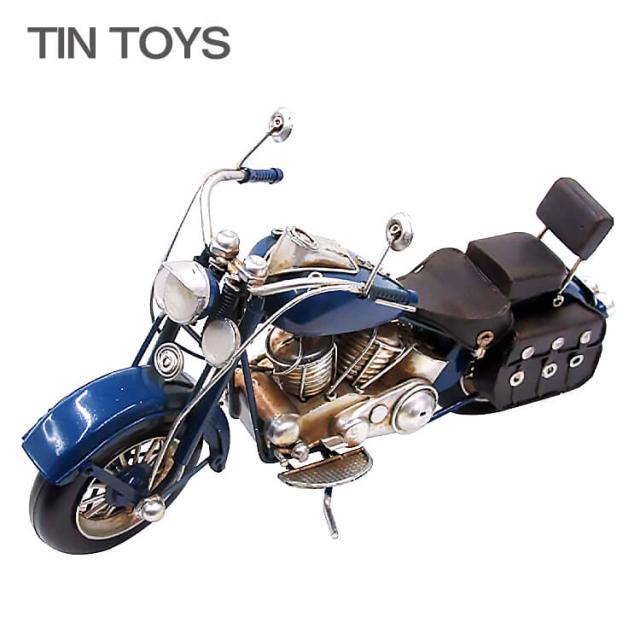 [送料無料]ブリキのおもちゃ バイク bike motorcycle 置物 オブジェ インテリア小物 レトロ アンティーク インスタ映え 43052 東洋石創の通販は