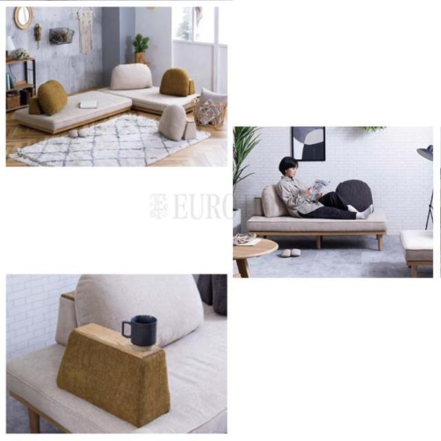 [送料無料]Sバックレスト クッション 背クッション モーク A47ビター フロアソファ デイベッド ペットと一緒に楽しむ暮らし カスタマイズができるアイテム はじめての一人暮らしの通販は