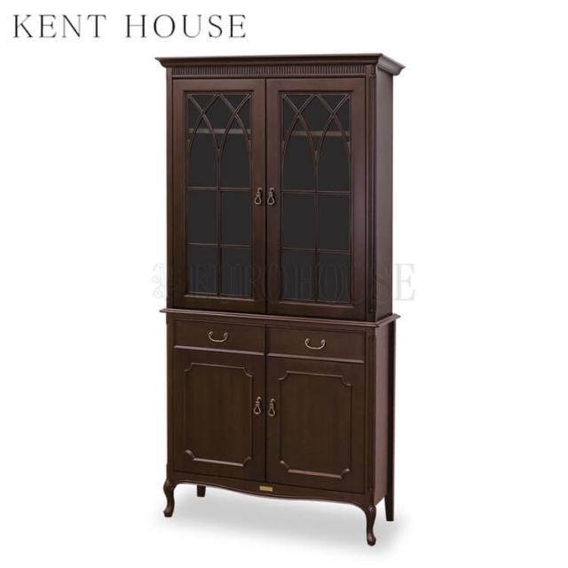 送料無料 在庫少要確認 収納 キャビネット CP90 ブラウン マホガニー材 エレガント KENT HOUSE ケントハウス 東海家具工業 開梱設置付 tokaiの通販は