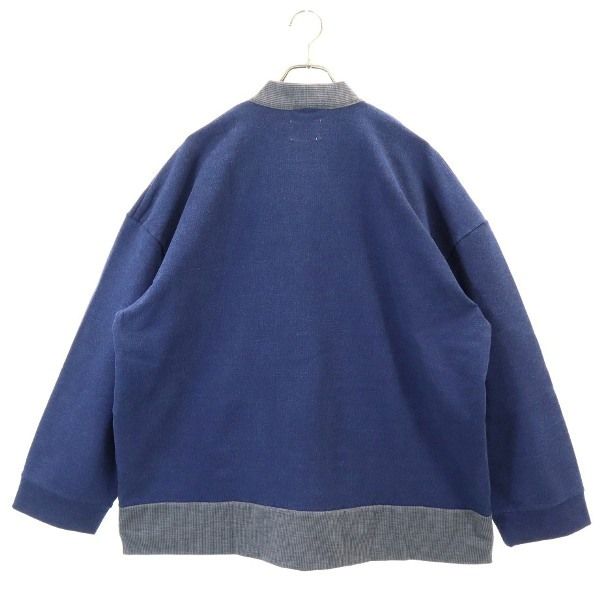 新品 エイチビー 長袖 カーディガン XL 青 灰 HB メンズの通販はau PAY