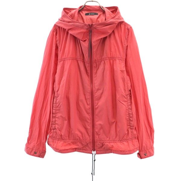 未使用 ジョンブル 長袖 ガーメントダイ ジップパーカー L 赤 Johnbull ナイロン メンズの通販は