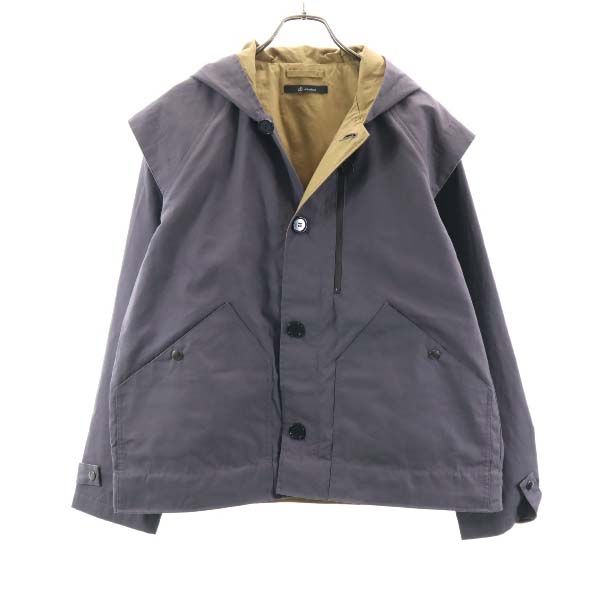 未使用 ジョンブル セパレート コート S グレー Johnbull フード ジャケット 2WAY メンズ_7
