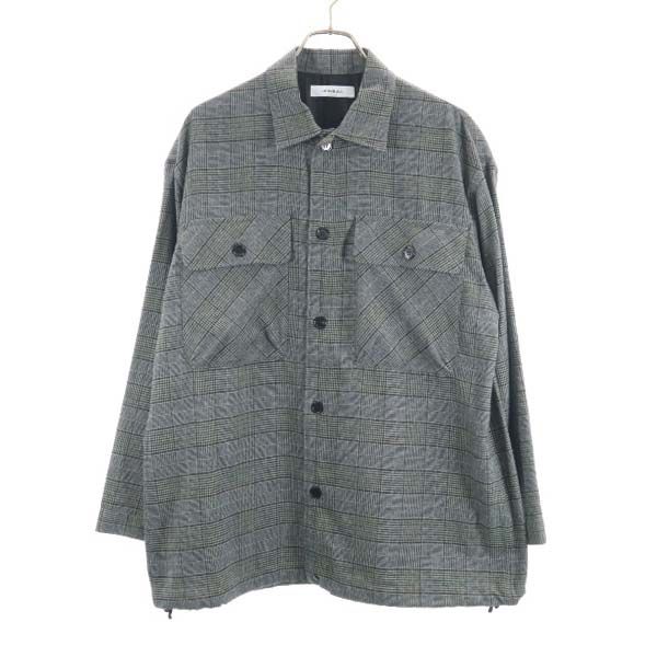 未使用 Johnbull ジョンブル 千鳥格子 シャツジャケット M グレー メンズ