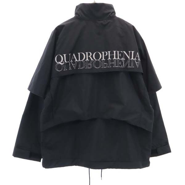 未使用 バースト222 18AW 日本製 レイヤー ブルゾン 2 ブラック