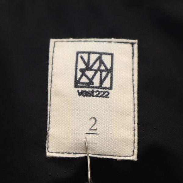 未使用 バースト222 18AW 日本製 レイヤー ブルゾン 2 ブラック