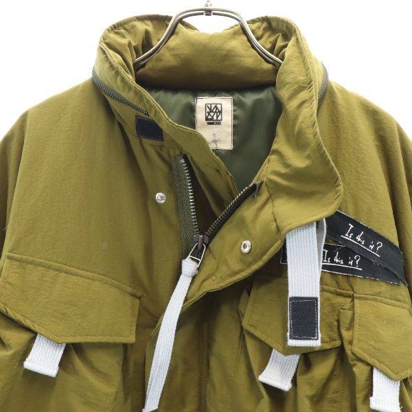 未使用 バースト222 19AW 日本製 M65 中綿 フィールドジャケット 2 グリーン vast222 メンズ_5