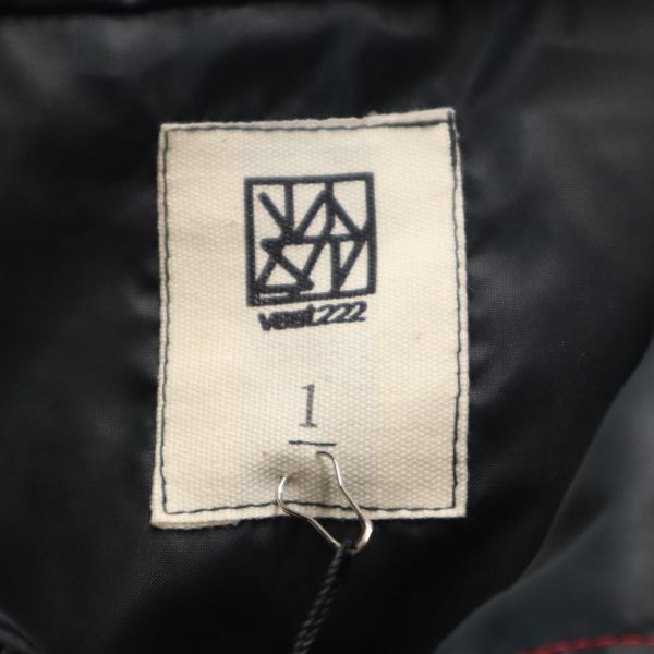 未使用 バースト222 18AW 日本製 サイドジップ アノラックパーカー 1 赤 vast222 メンズ_8