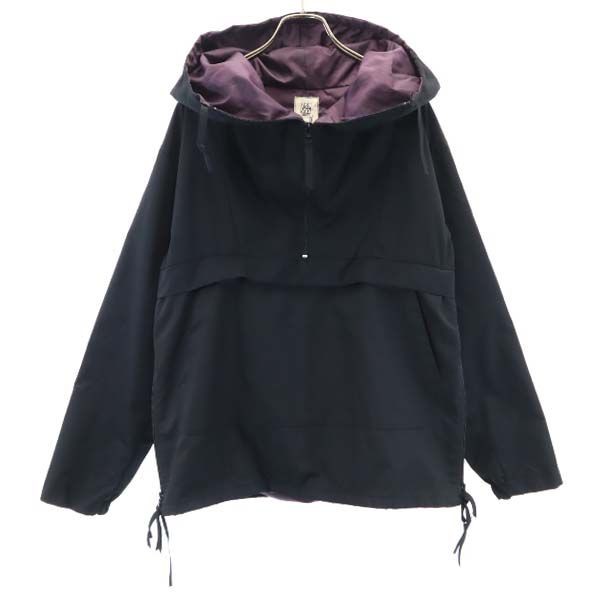 未使用 バースト222 18AW 日本製 サイドジップ アノラックパーカー 2 黒 vast222 メンズ