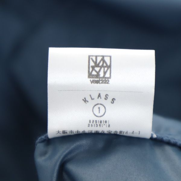 新品 バースト222 20ss V201-08 LONG COAT 日本製 ロング チェスターコート 2 navy VAST222 ネイビー メンズ_9