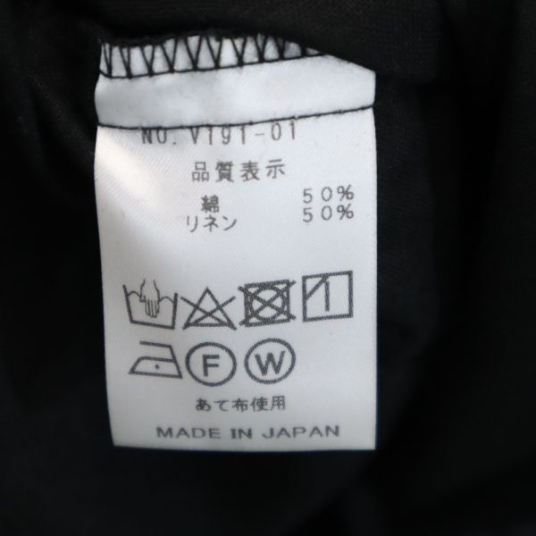 未使用 バースト222 19ss リネンミックス ライン入 長袖 ジャケット 2