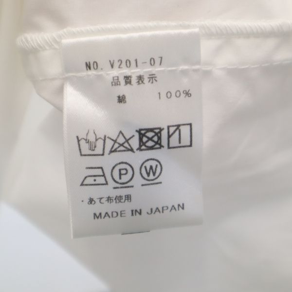 未使用 バースト222 20ss プリント 長袖 シャツ 2 ホワイト vast222