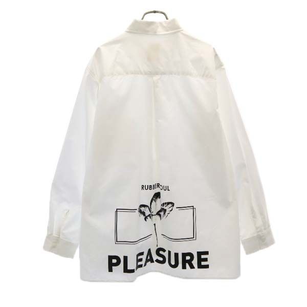 未使用 バースト222 20ss プリント 長袖 シャツ 2 ホワイト vast222