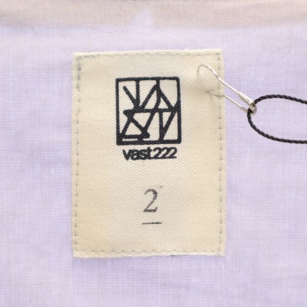 未使用 バースト222 20ss 半袖 重ね着風 スキッパー カットソー 2 ブルー vast222 メンズの通販は