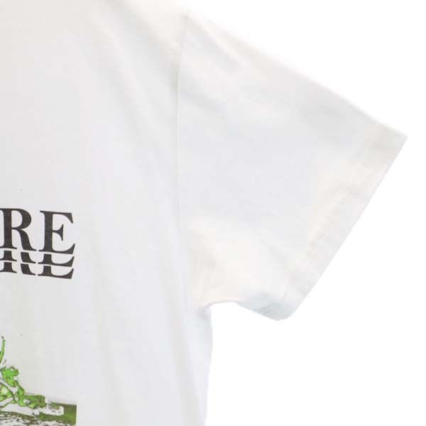 未使用 バースト222 20ss FIRE プリント 半袖 Tシャツ 2 ホワイト vast222 ラバーソウル メンズ 未使用 バースト222 20ss FIRE プリント 半袖 Tシャツ 2 ホワイト