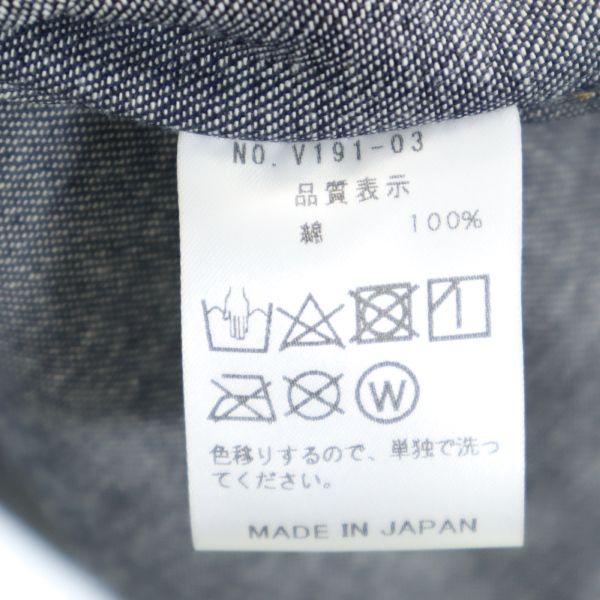 未使用 バースト222 19ss 日本製 リジット 生デニム デニムジャケット