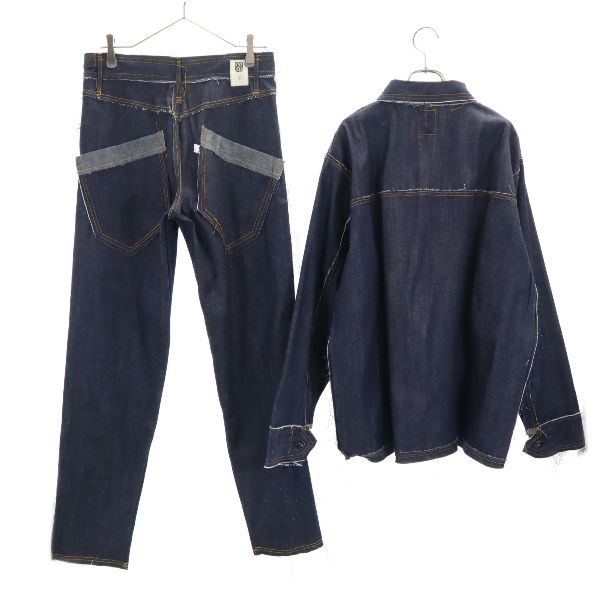 未使用 バースト222 19ss 日本製 リジット 生デニム デニムジャケット