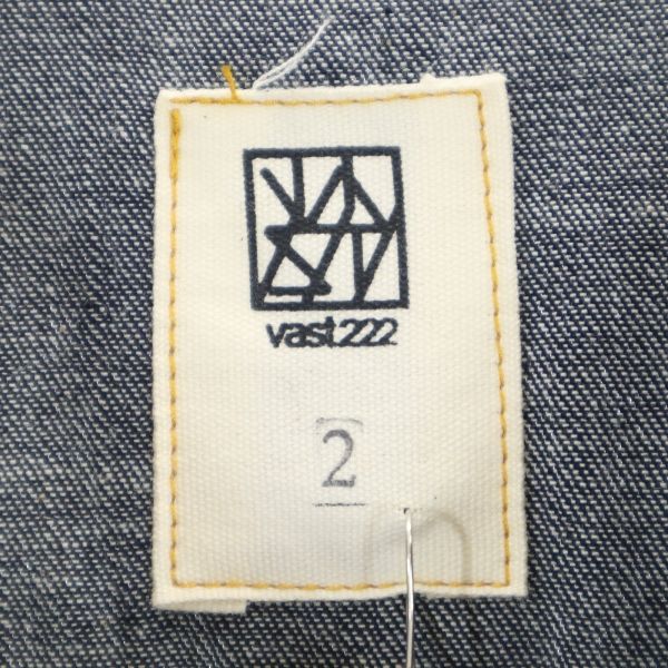 未使用 バースト222 19ss 日本製 リジット 生デニム デニムジャケット