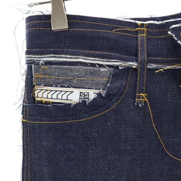 新品 バースト222 19ss リジット 生デニム テーパードデニムパンツ 1 vast222 ジーパン メンズ_4
