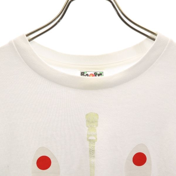 A Bathing Ape ベイプ 半袖T白 M アベイシングエイプ シャーク プリント 半袖 Tシャツ M ホワイト系 A