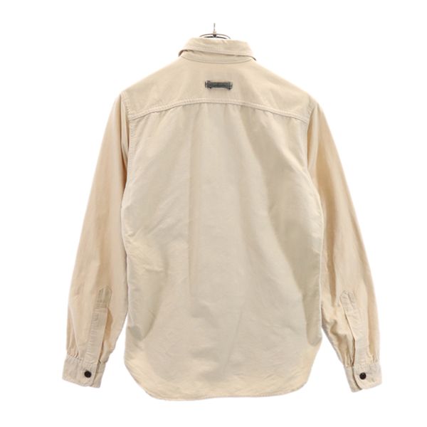 コムデギャルソンオム 2013年 日本製 ボーダー柄 長袖 シャンブレー