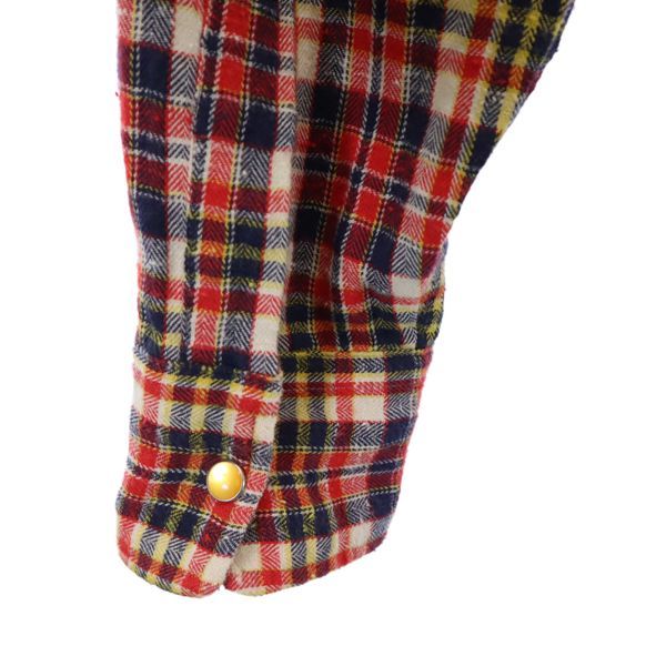 インディアンモトサイクル チェック柄 長袖 ウエスタンシャツ M Indian Motocycle メンズの通販は