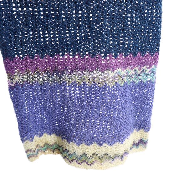 ミッソーニ イタリア製 長袖 ニット シャツ 44 Missoni レディース ミッソーニ イタリア製 長袖 ニット シャツ 44 Missoni レディースの