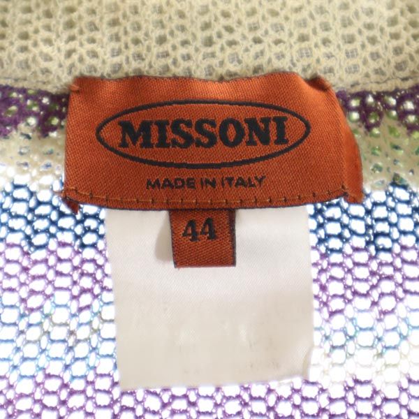 ミッソーニ イタリア製 長袖 ニット シャツ 44 Missoni レディース ミッソーニ イタリア製 長袖 ニット シャツ 44 Missoni レディースの