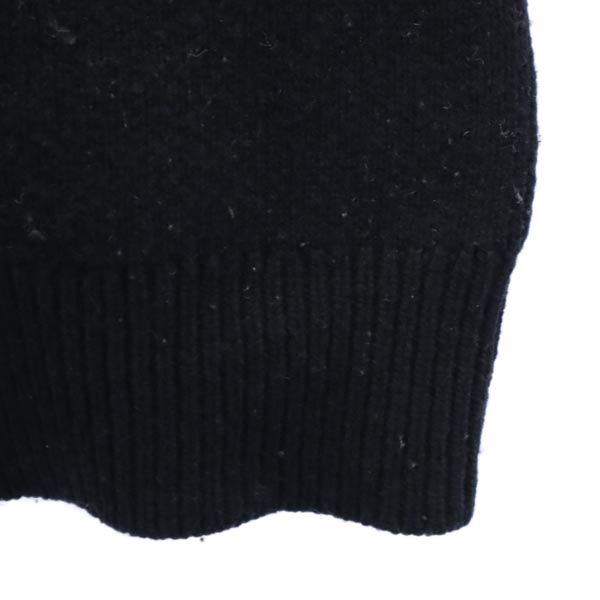 アディダス トレフォイルロゴ 長袖 ニット XS 黒系 adidas セーター