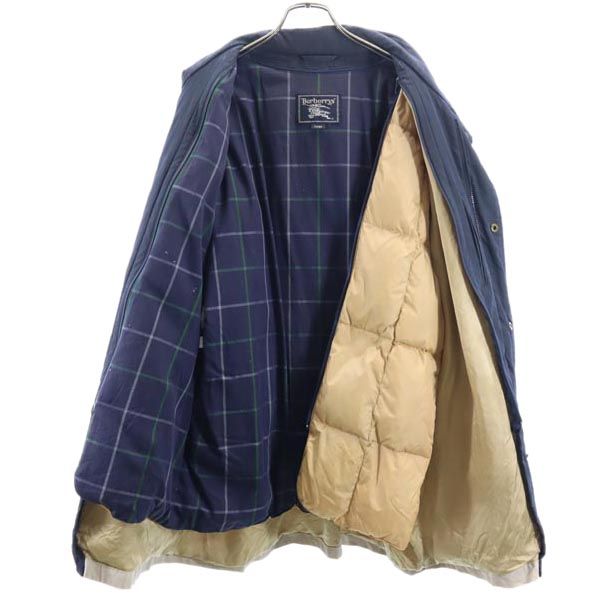 バーバリーズ 80s 90s 2WAY ジャケット L アイボリー系 Burberrys ダウンライナー付 中綿 コート メンズ_7
