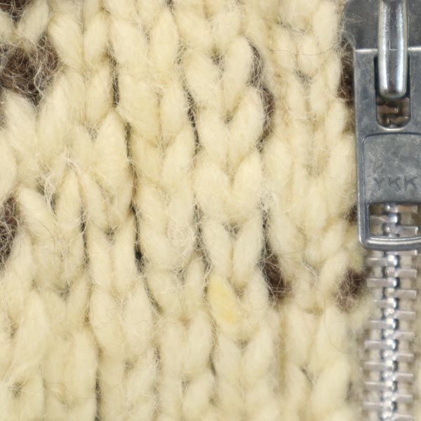 COWICHAN INDIAN カウチンジャケット 茶×ベージュ COWICHAN INDIAN