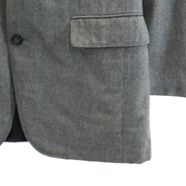 ランバン ウールブレンド テーラードジャケット M48−35 グレー LANVIN メンズ_4