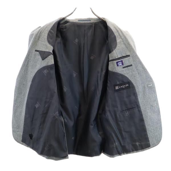 ランバン ウールブレンド テーラードジャケット M48−35 グレー LANVIN メンズ_5