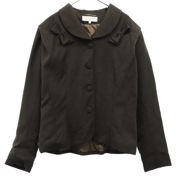 パディキャンベル 英国製 ウールジャケット 14 ブラウン Paddy Campbell レディースの通販は 7,920円