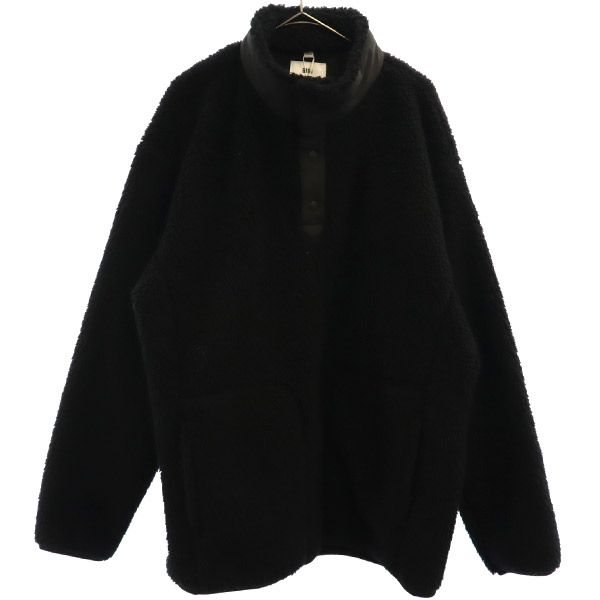 未使用 ユニクロ ボア フリースジャケット L ブラック UNIQLO メンズの通販は 5,551円