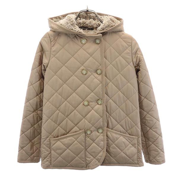 マッキントッシュ イギリス製 ジャケット 34 ベージュ Mackintosh 裏ボア フード付 レディース
