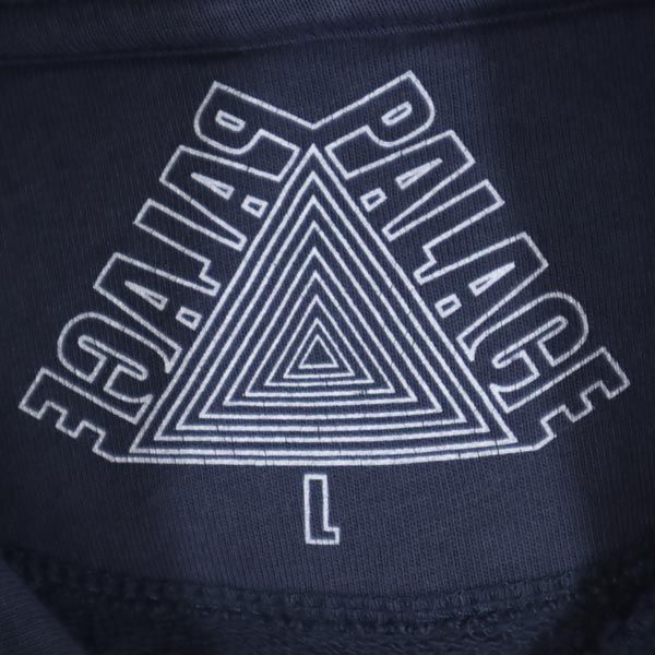 パレス 長袖 スウェットパーカー L ネイビー系 PALACE プルオーバー  