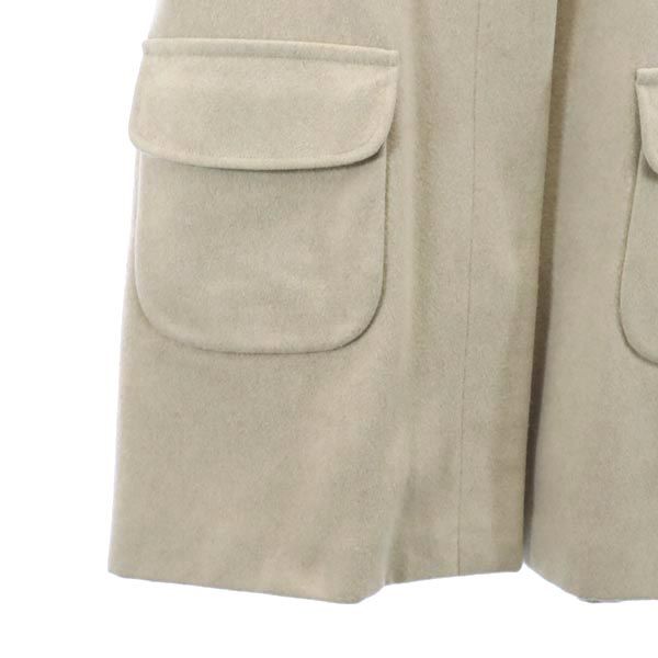 ジルサンダー イタリア製 カシミヤウールブレンド ハーフ コート 34