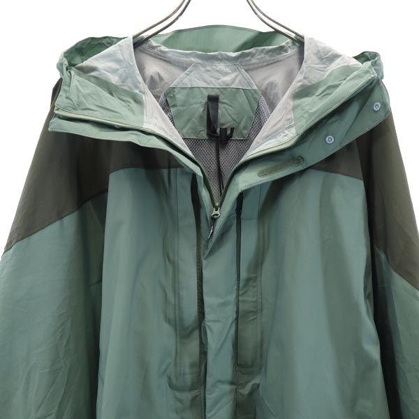 ノースフェイス NP11931 アウトドア タグアン ポンチョ M カーキ系 THE NORTH FACE 収納袋付き 裏メッシュ レインコート メンズ_3