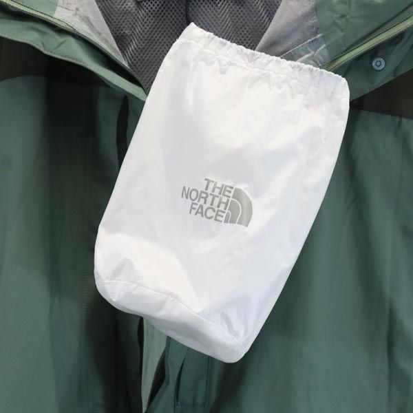 ノースフェイス NP11931 アウトドア タグアン ポンチョ M カーキ系 THE NORTH FACE 収納袋付き 裏メッシュ レインコート メンズ_6